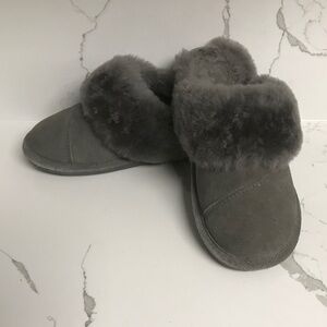 Women’s Joy Nuknuuk Slipper Moccasins Charcoal Grey US 7